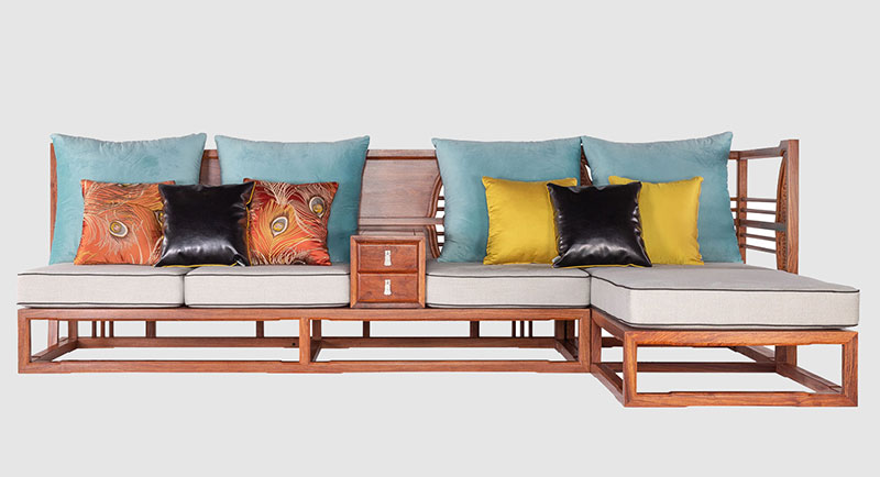 邢台中式家居装修实木沙发组合家具效果图